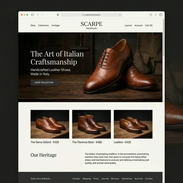 Scarpe Handmade